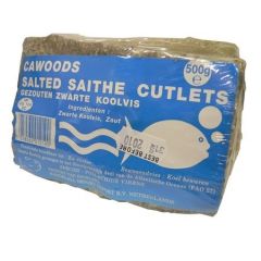 Cawoods Gezouten Zwarte Koolvis 500g 