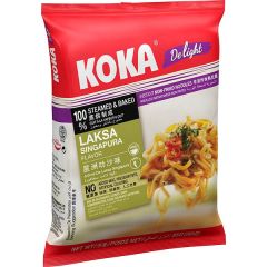 Koka Instant Non-Fried Noodles Laksa Singapore Flavour No MSG 85g 
