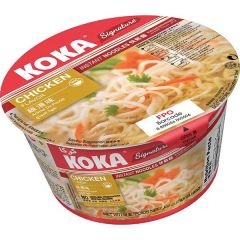 Koka Instant Noedels Bowl Kippenvlees Smaak (zonder MSG) 90g 
