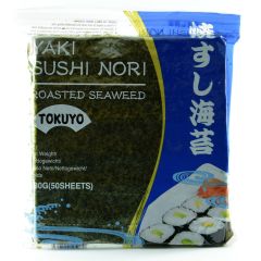 Tokuyo Geroosterde Zeewier Sushi Nori 50 Vellen 130g 