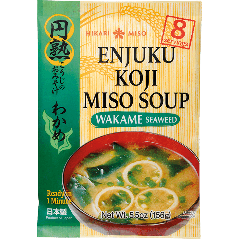 Hikari Miso Kant en Klare Miso Soep Wakame Zeewier 8st 156g