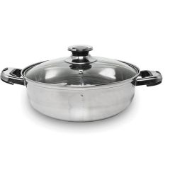 Oriental Hot Pot Pan 2 Compartment 26cm (Induction)
