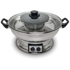 Remo Electric Hot Pot Pan with Grill Plate Ø30cm 