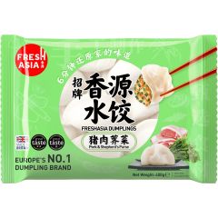 Fresh Asia Frozen Pork & Shepherd's Purse Dumpling 400g