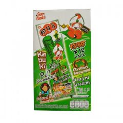 Kabuki Gegrilde Zeewier Snack Original Smaak 12x3g 