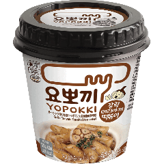 Yopokki Instant Topokki Rice Cake Cup Garlic Teriyaki Flavour 120g