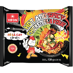 Vifon Instant Noedels met Hete Kipsmaak (x4 Pittig) 130g