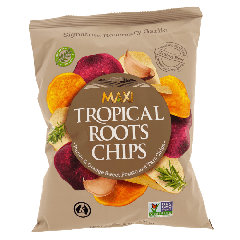 Maxi Tropical Roots Chips Rosemary Garlic Flavour 100g