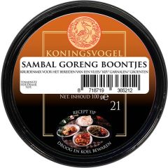 Koningsvogel Sambal Goreng Boontjes Kruidenmix 100g (Nr. 41)